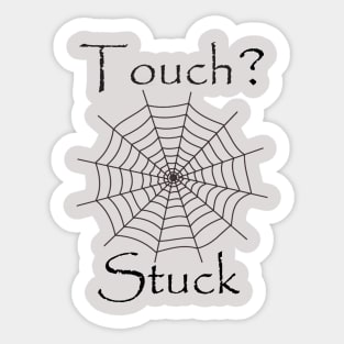 spider funny webs Sticker